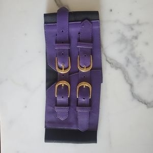 Bebe / Purple and Black Belt / Size S